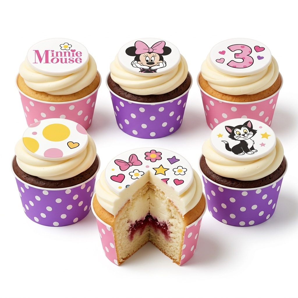 Minnie Mouse & Friends Kids Birthday Cupcakes