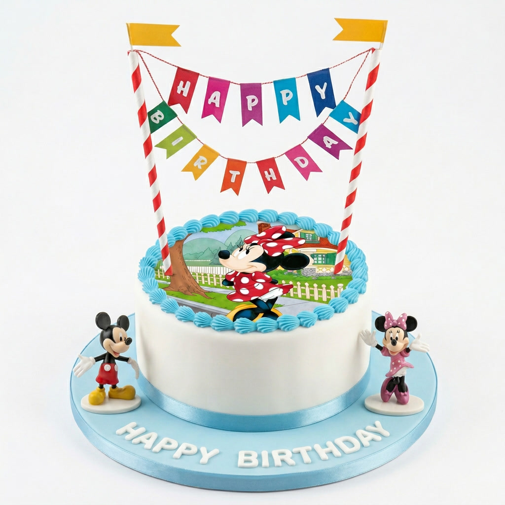 Minnie Mouse Kids Birthday Cake