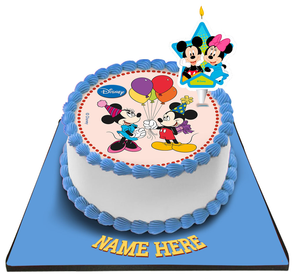 Minnie Mouse Photo Cake 