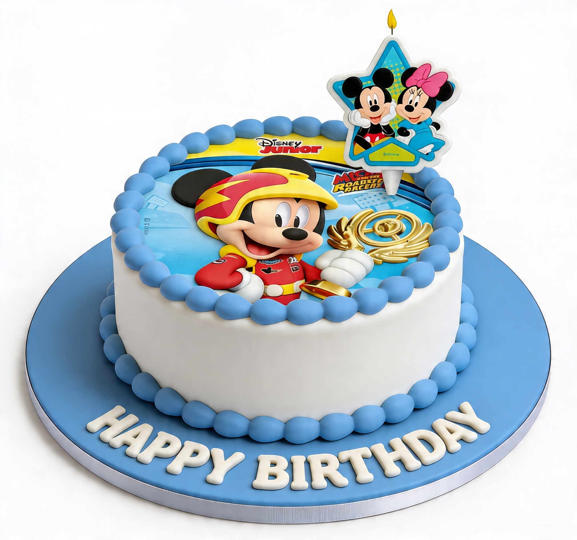 Mickey Mouse Roadster Racers Birthday Cake