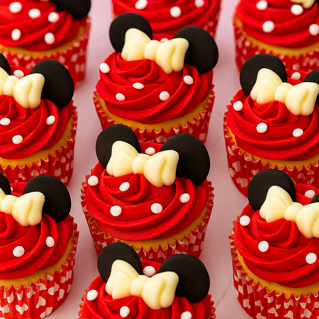 Minnie Mouse Cupcakes - Pack of 6