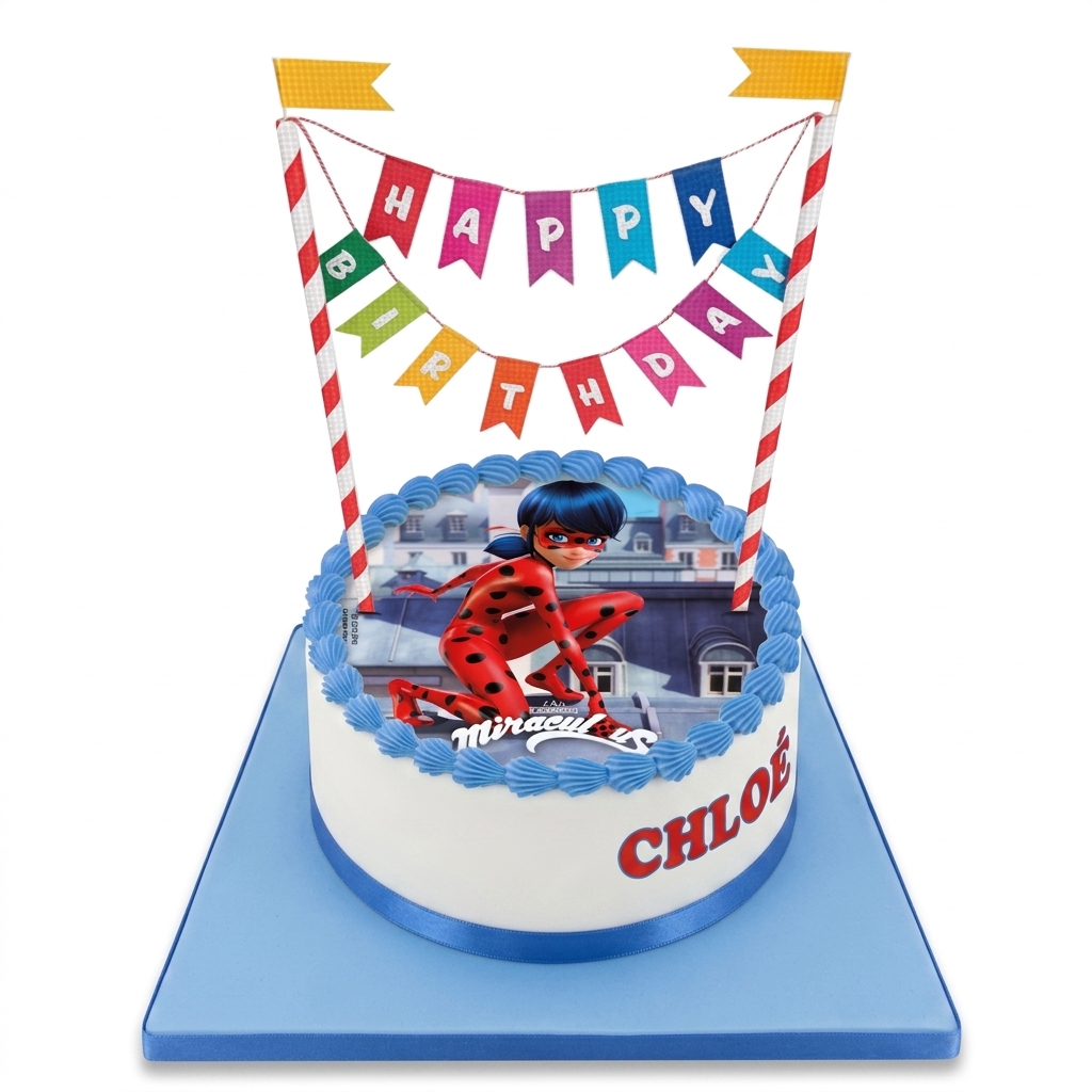 Miraculous Ladybug Birthday Cake