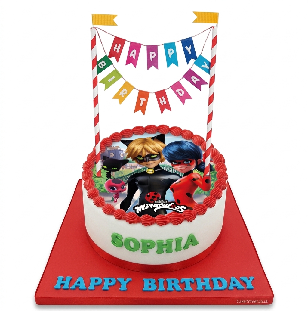 Miraculous Ladybug Birthday Cake