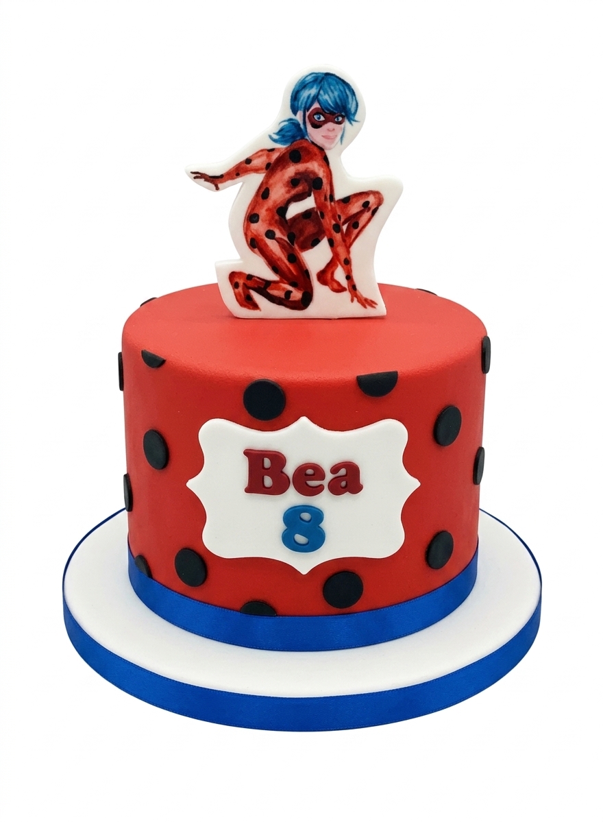 Ladybug Birthday Cake for Girls