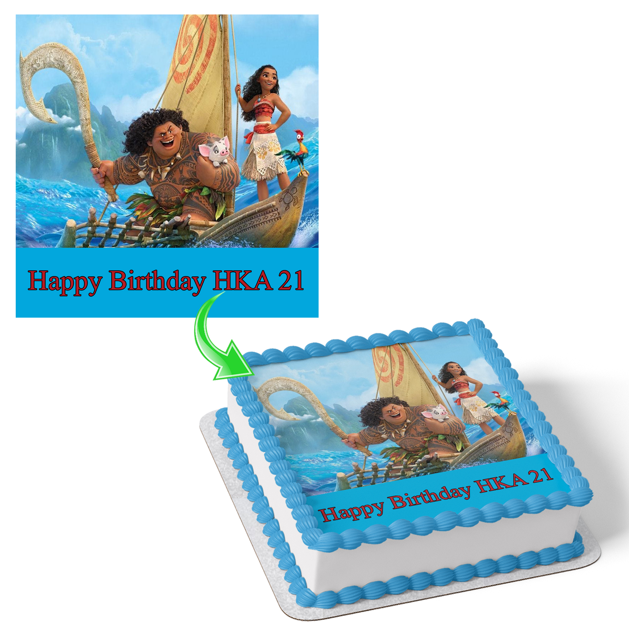 Moana cake