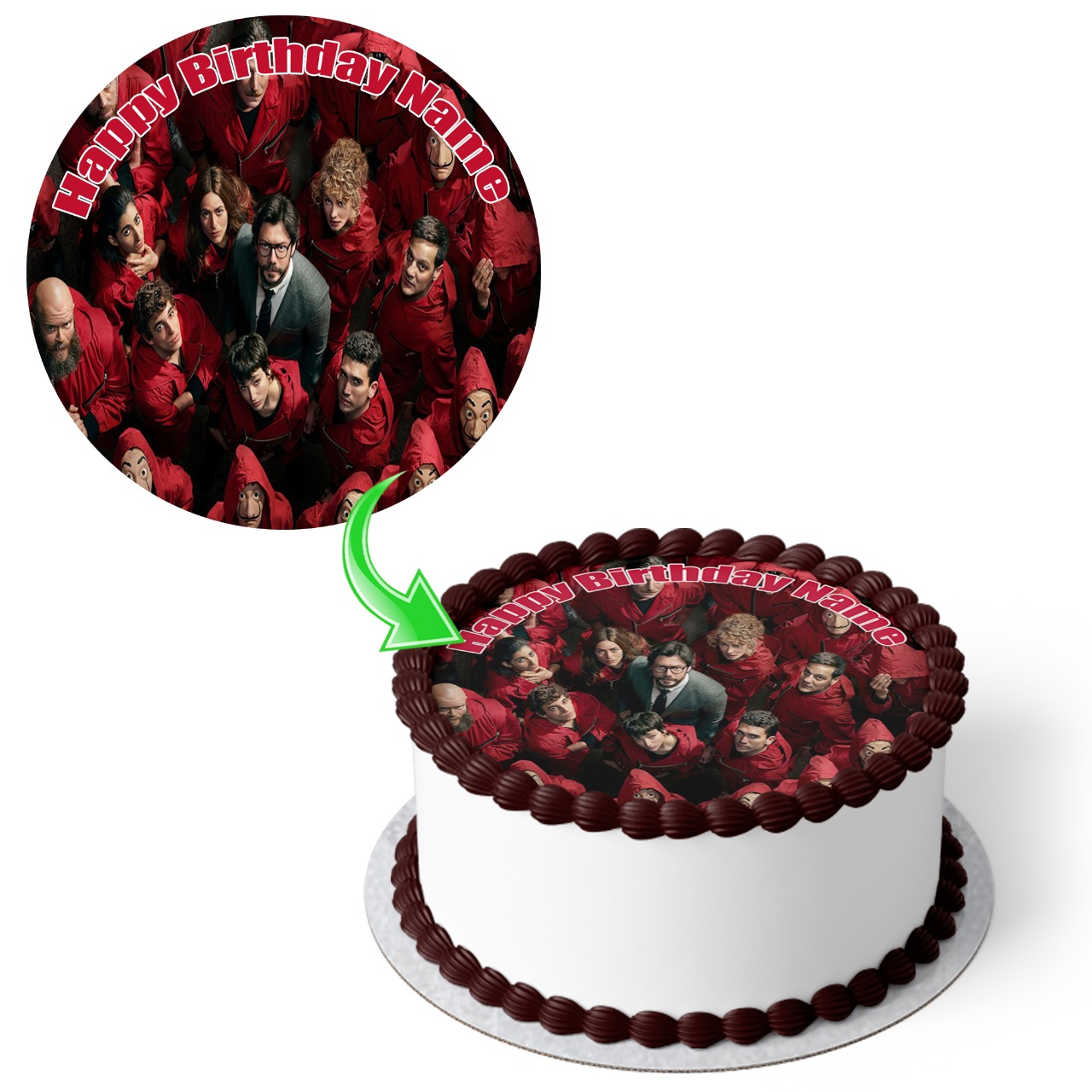 Money Heist Cake