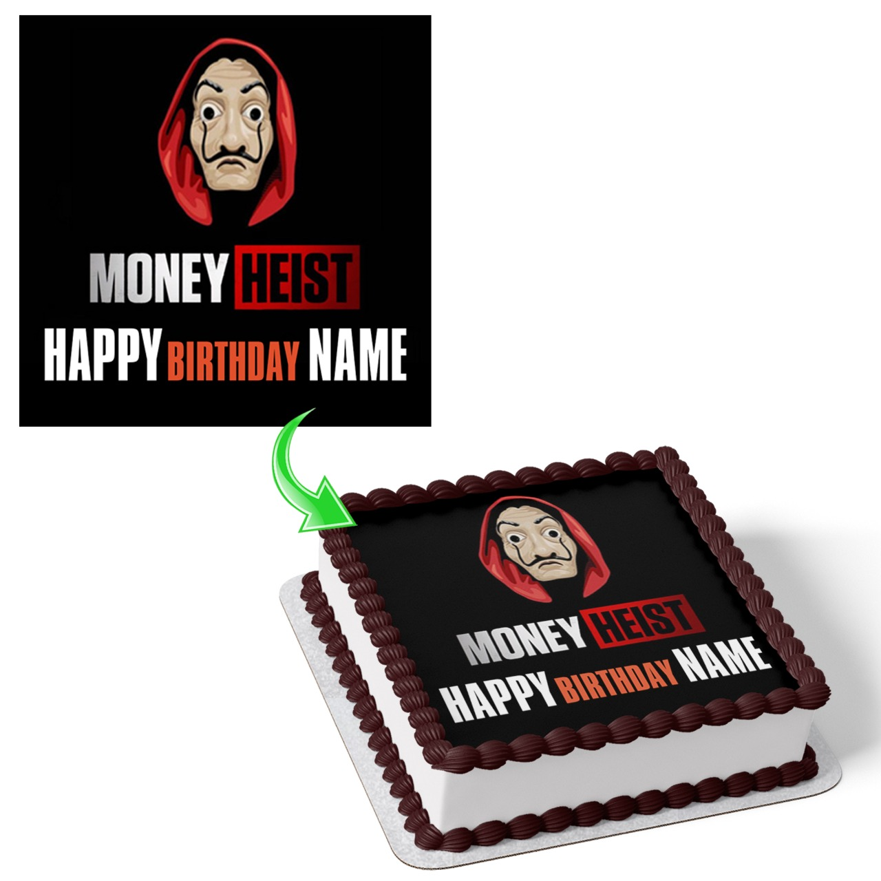 Money Heist Cake