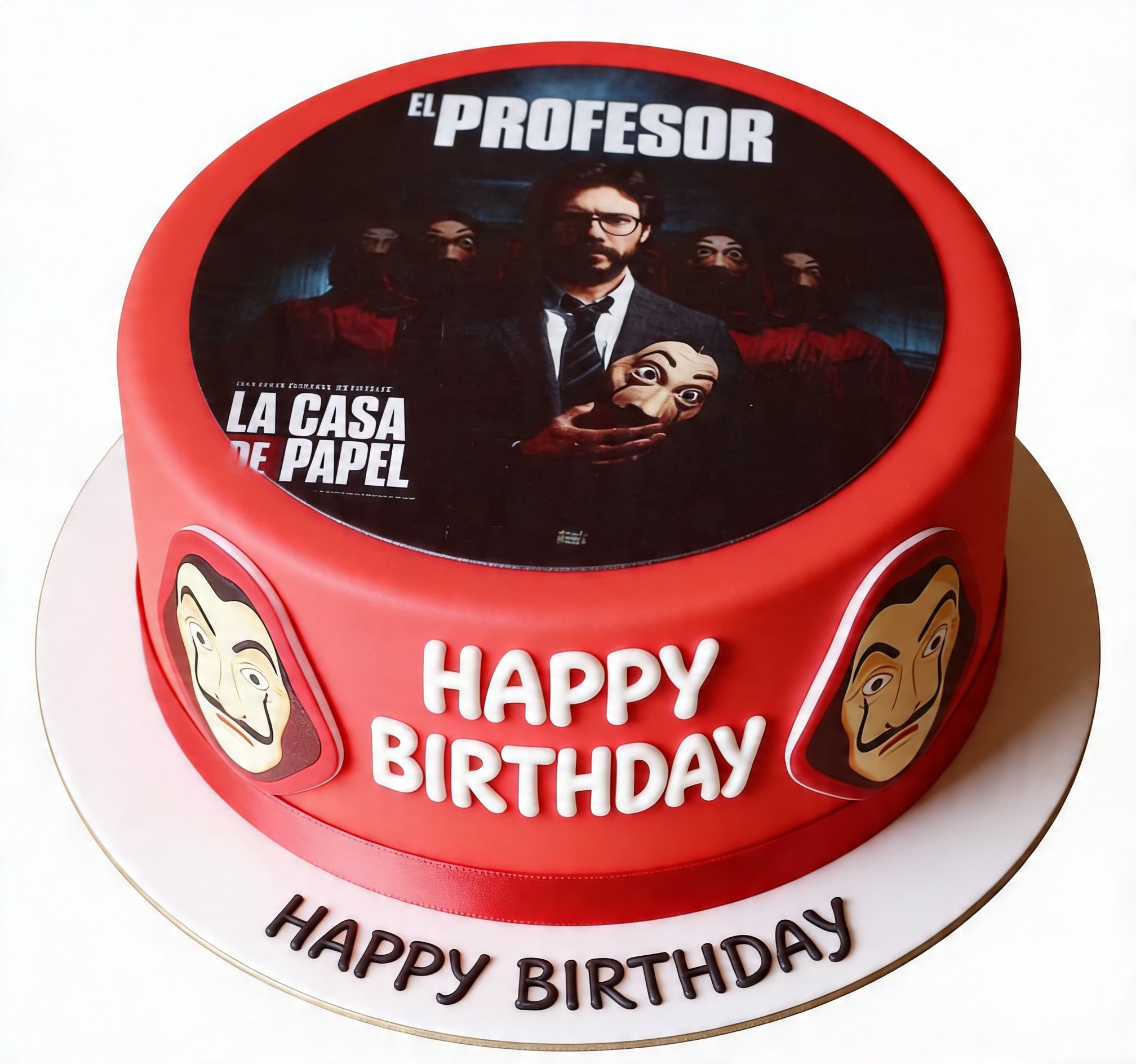 Money Heist Birthday Cake