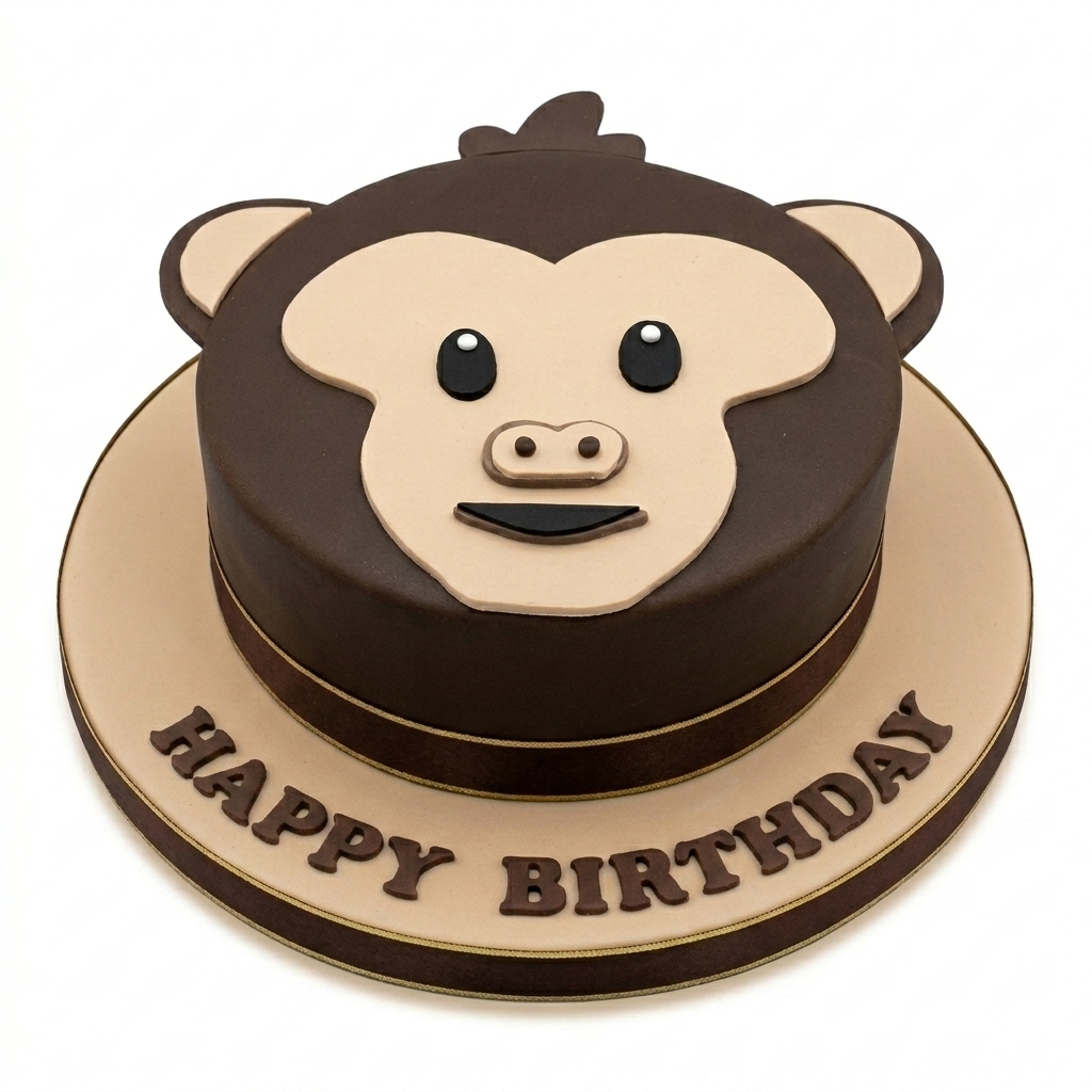 Monkey Birthday Cake