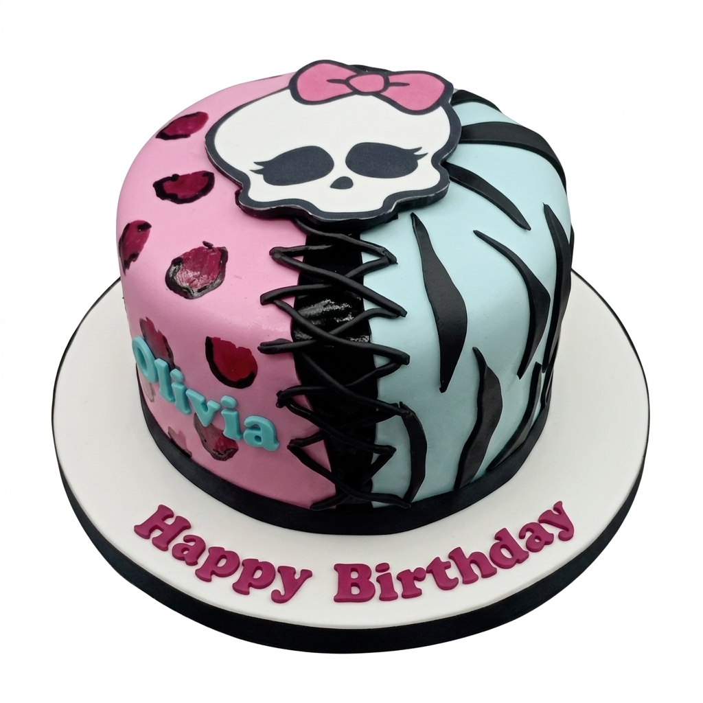Monster High Birthday Cake for Girls