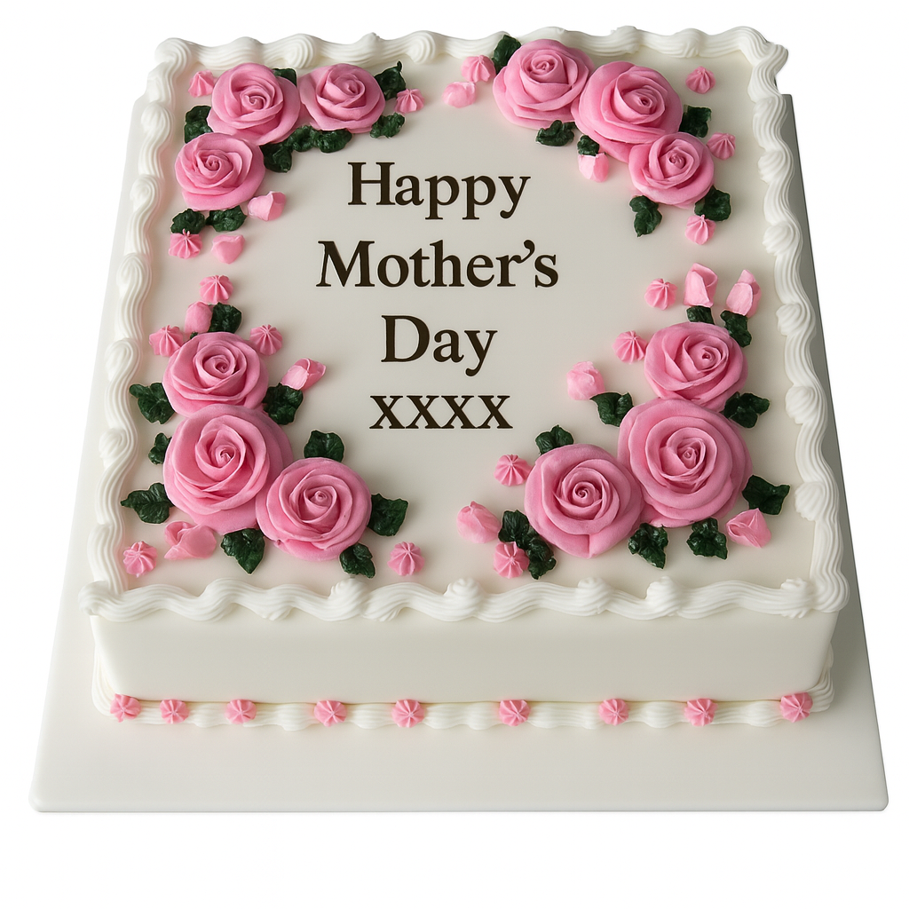 Mother’s Day Rose Cake