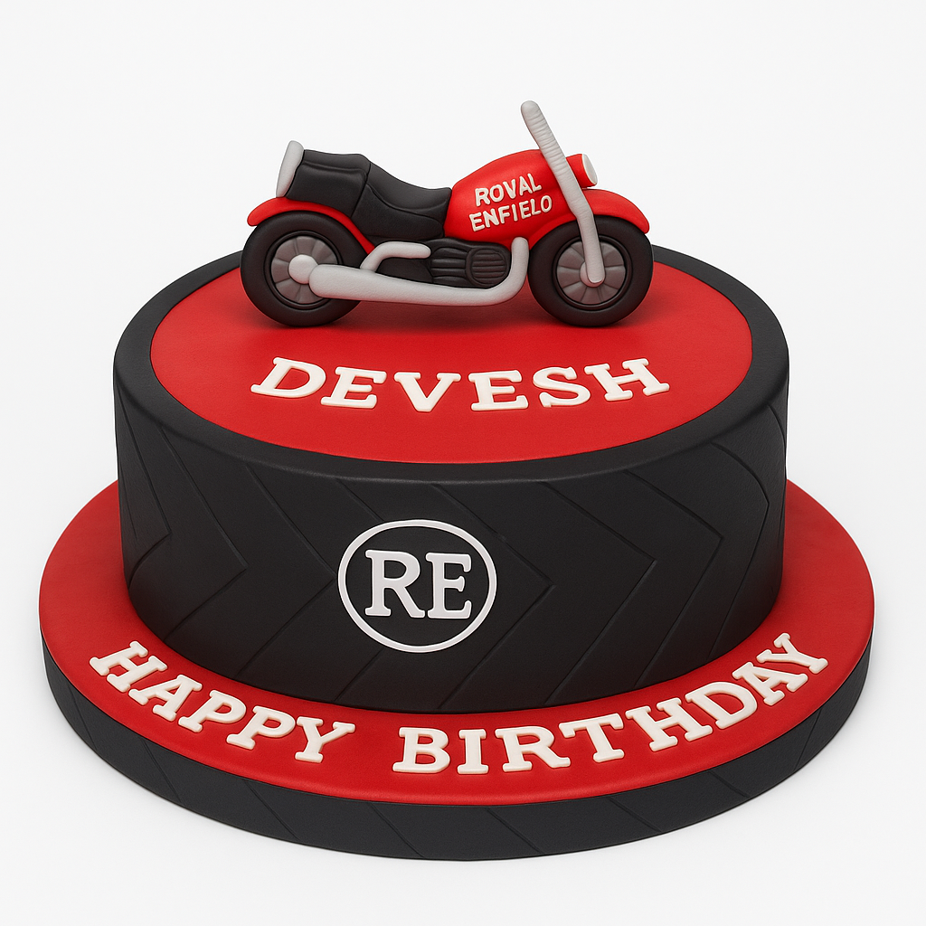 Motor Bike Cake 