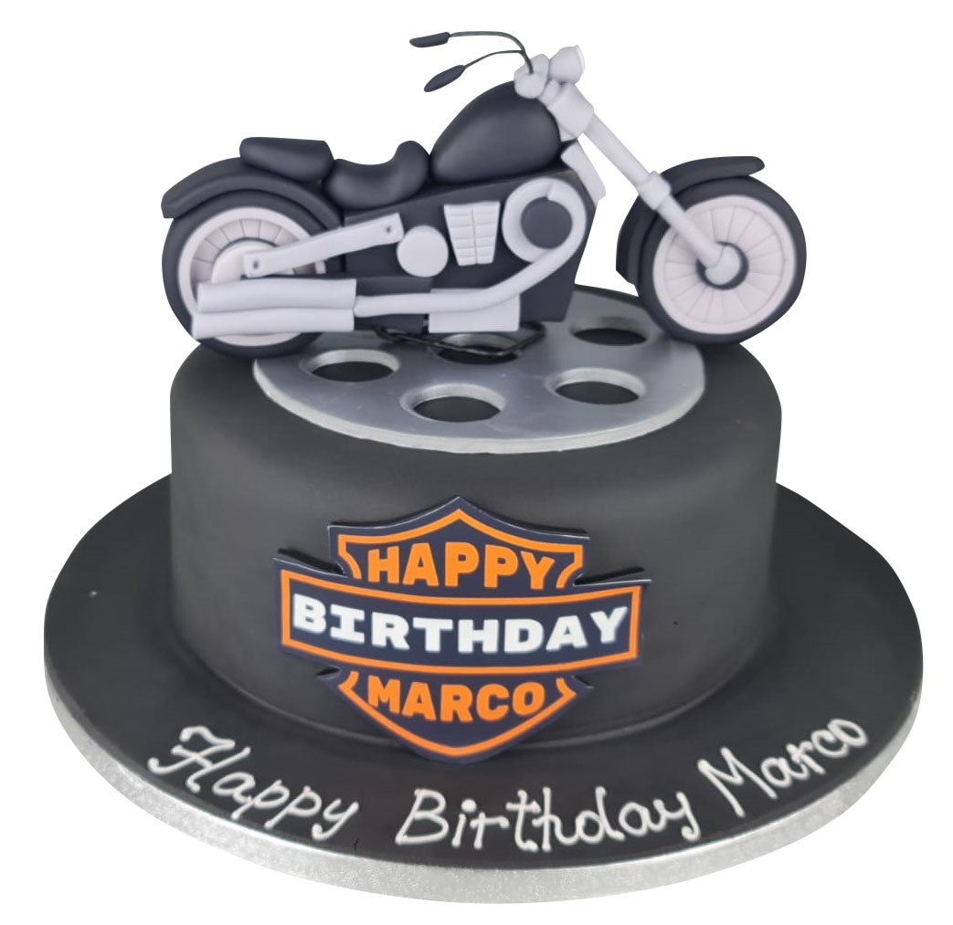 Motorbike cake