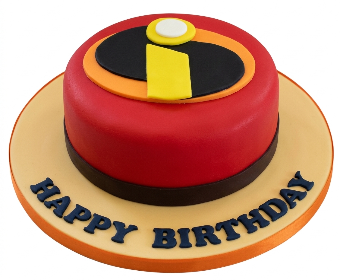 The Incredibles Birthday Cake