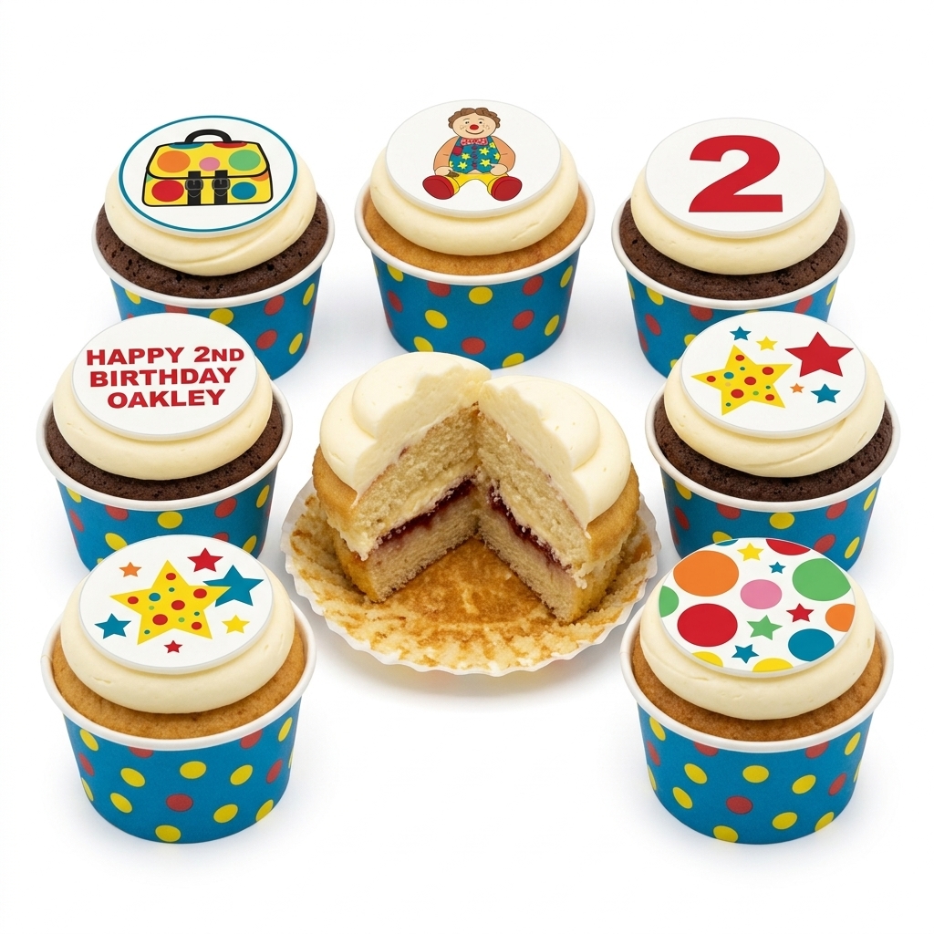Mr Tumble Birthday Cupcakes