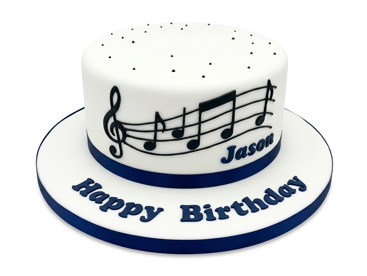 Musical Theme Birthday Cake