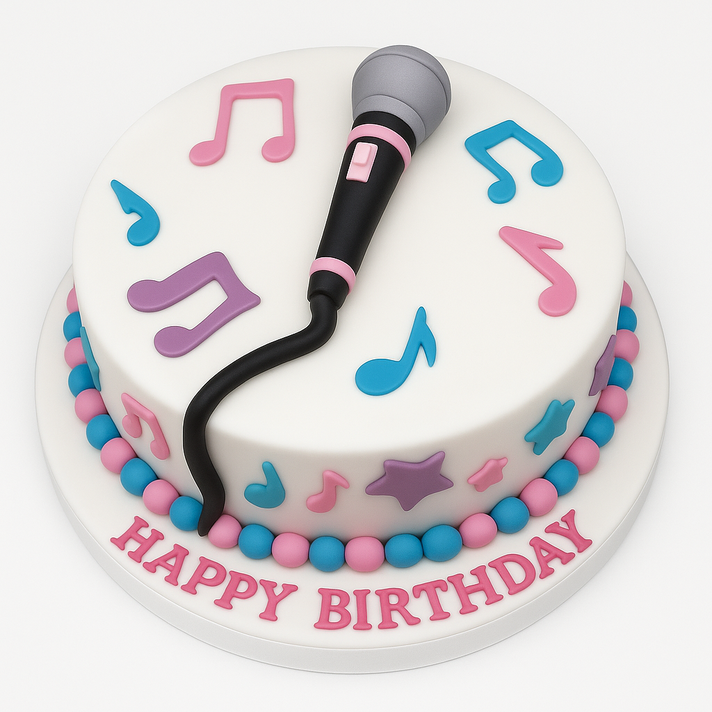 Musical Theme Birthday Cake