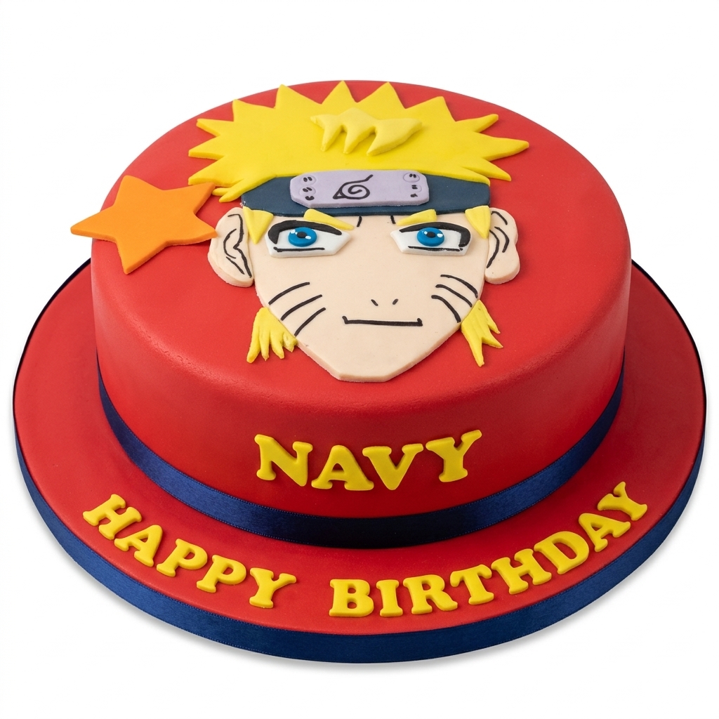 Naruto Birthday Cake for Kids