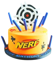 nerf cake