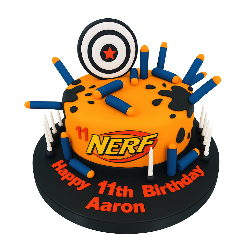 nerf cake
