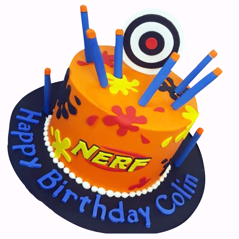 nerf cake