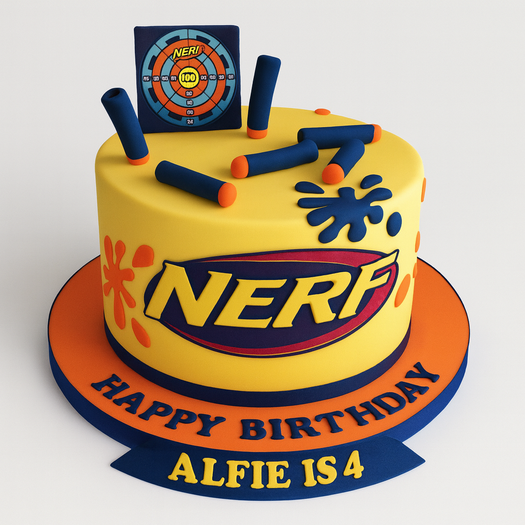 nerf cake