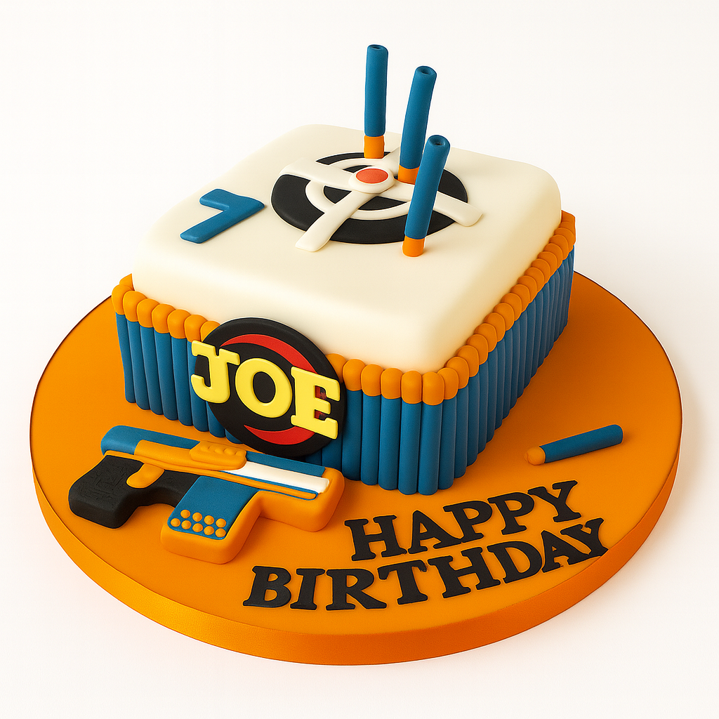nerf cake