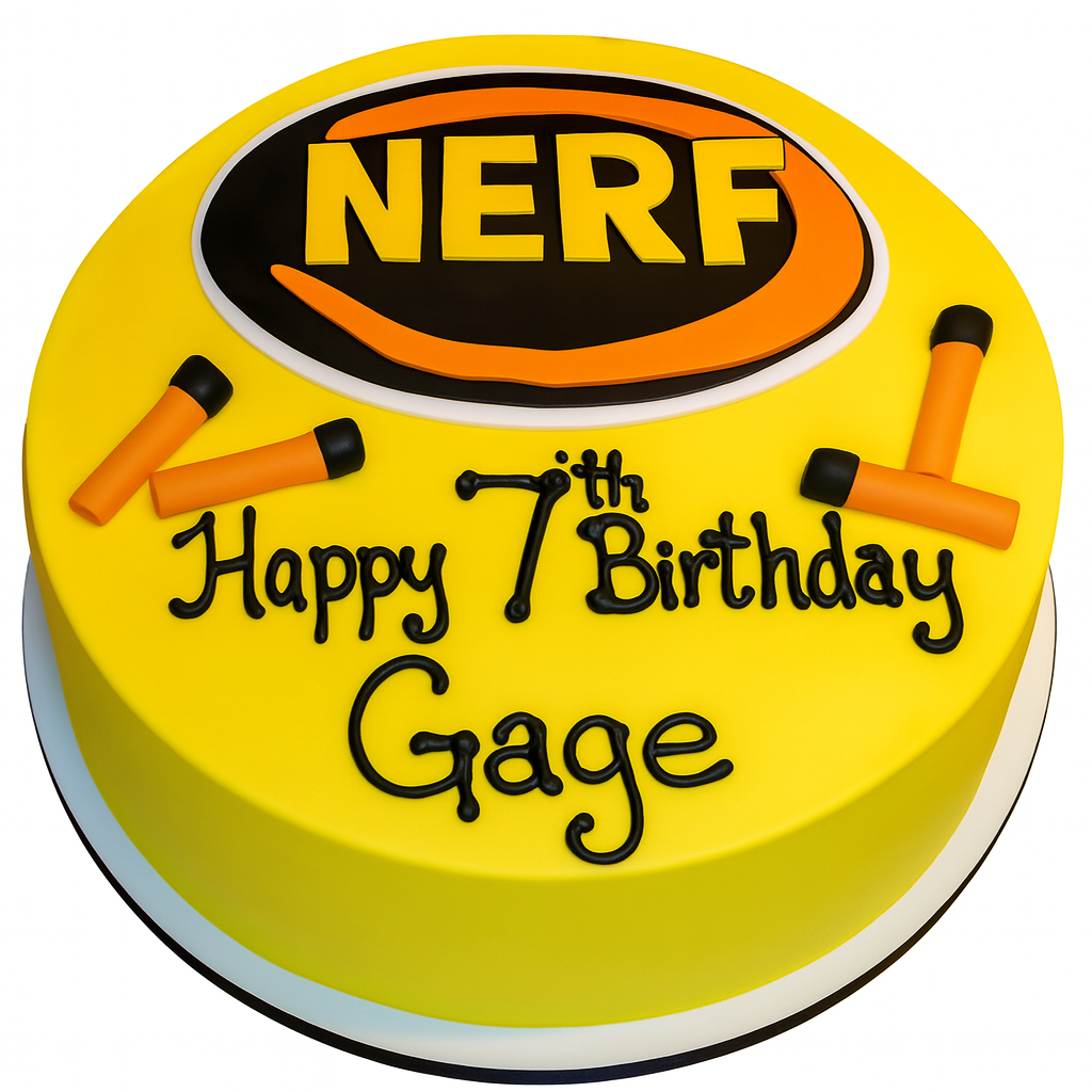nerf cake