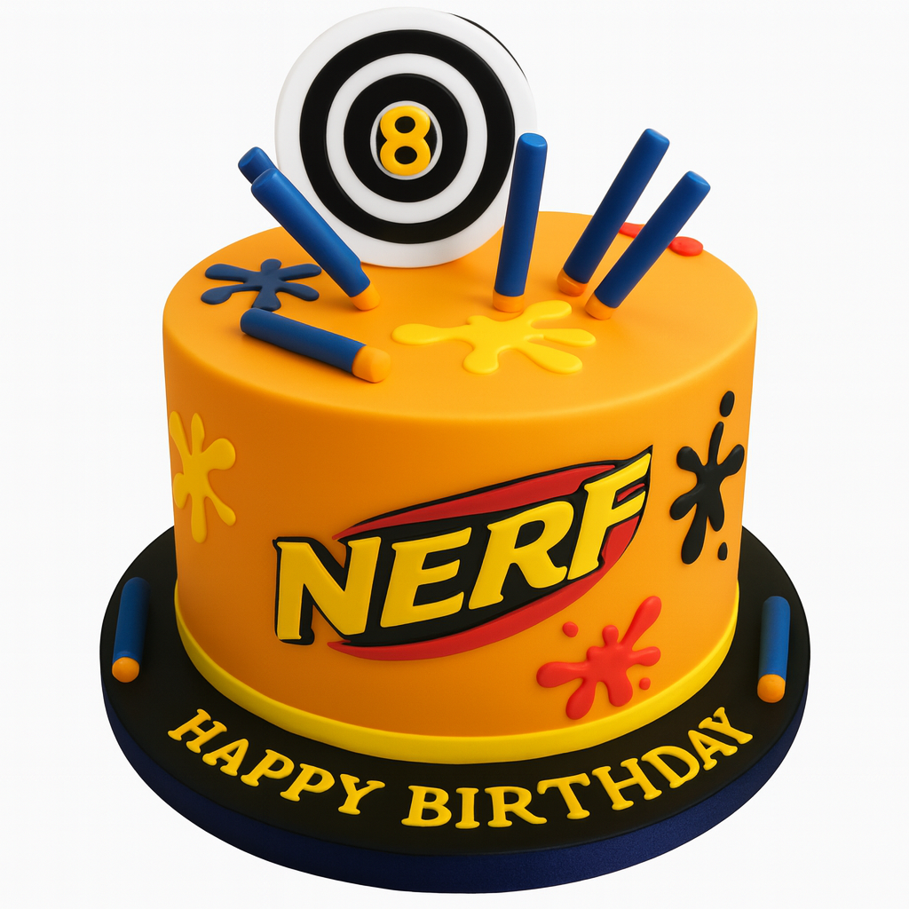 nerf cake