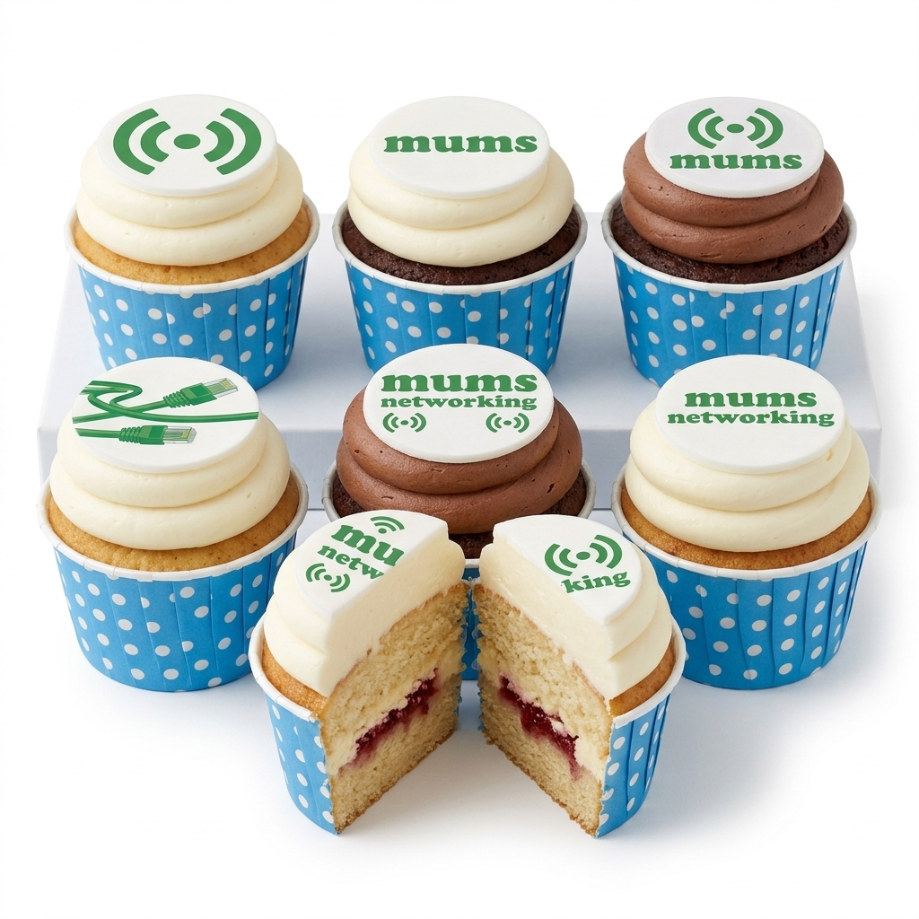 Mums Networking Cupcakes | Tech Theme Delivery