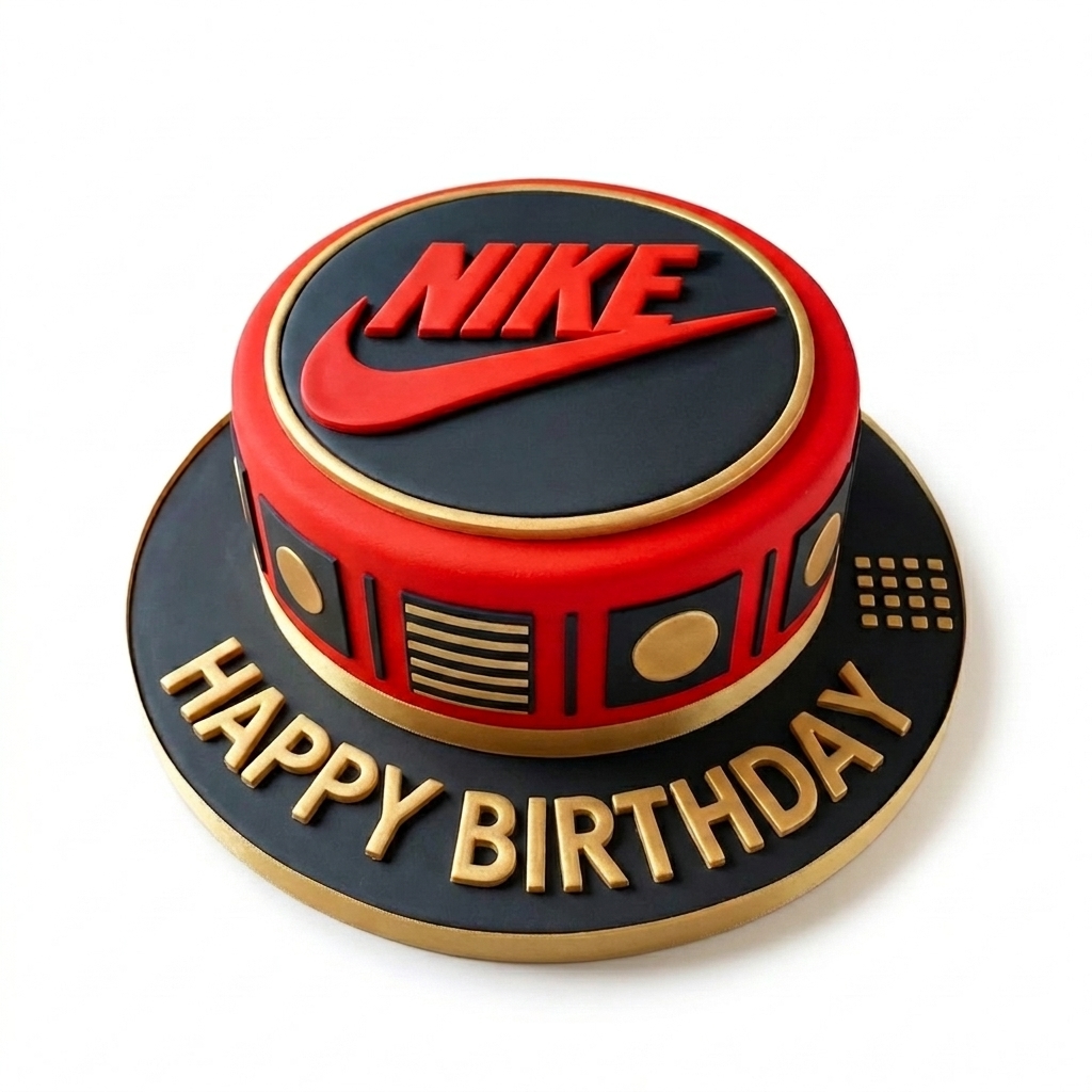Nike Theme Birthday Cake