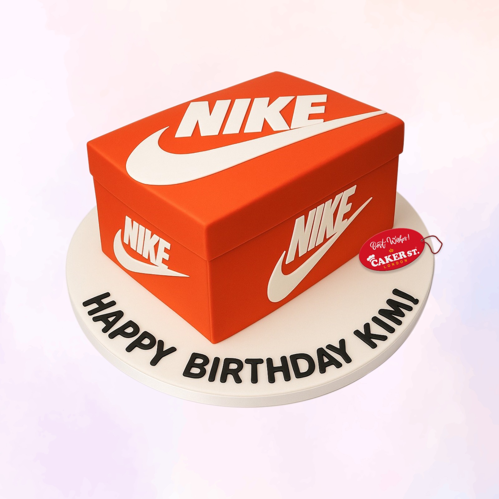 Nike Box Birthday Cake