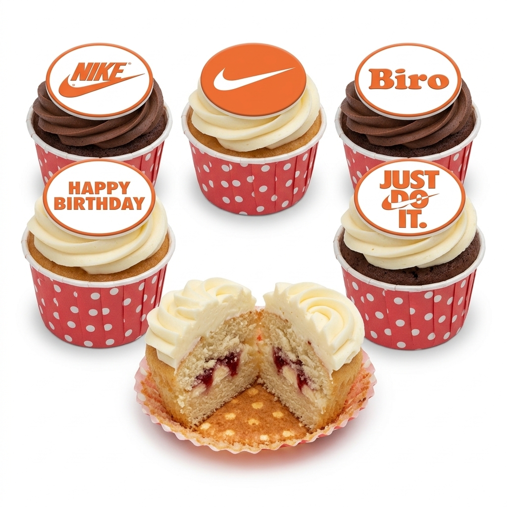 Nike Theme Birthday Cupcakes