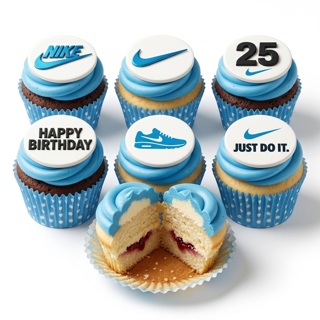 Sports Theme Birthday Cupcakes