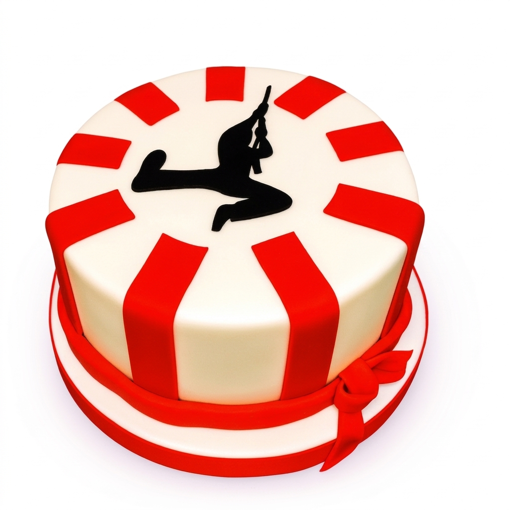 Shooting Theme Birthday Cake
