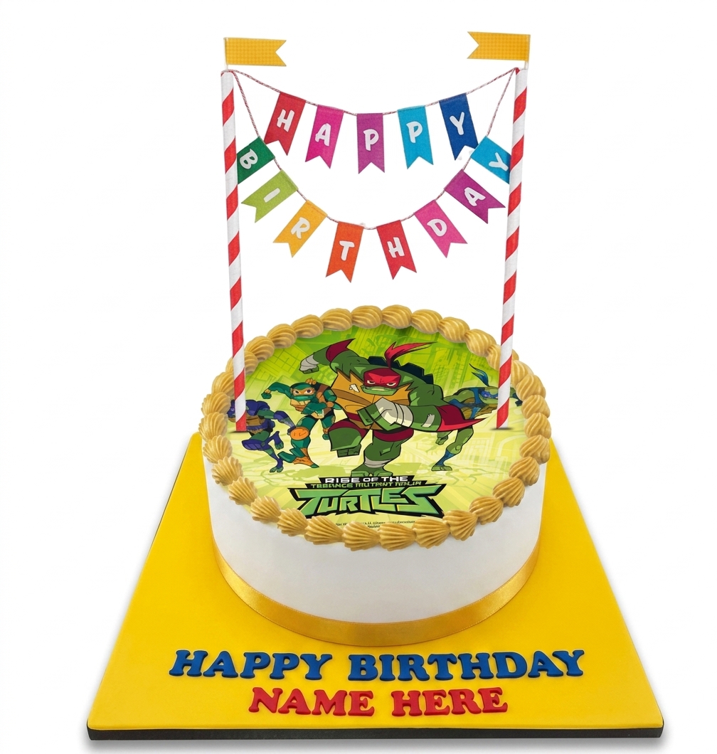 Teenage Mutant Ninja Turtles Birthday Cake