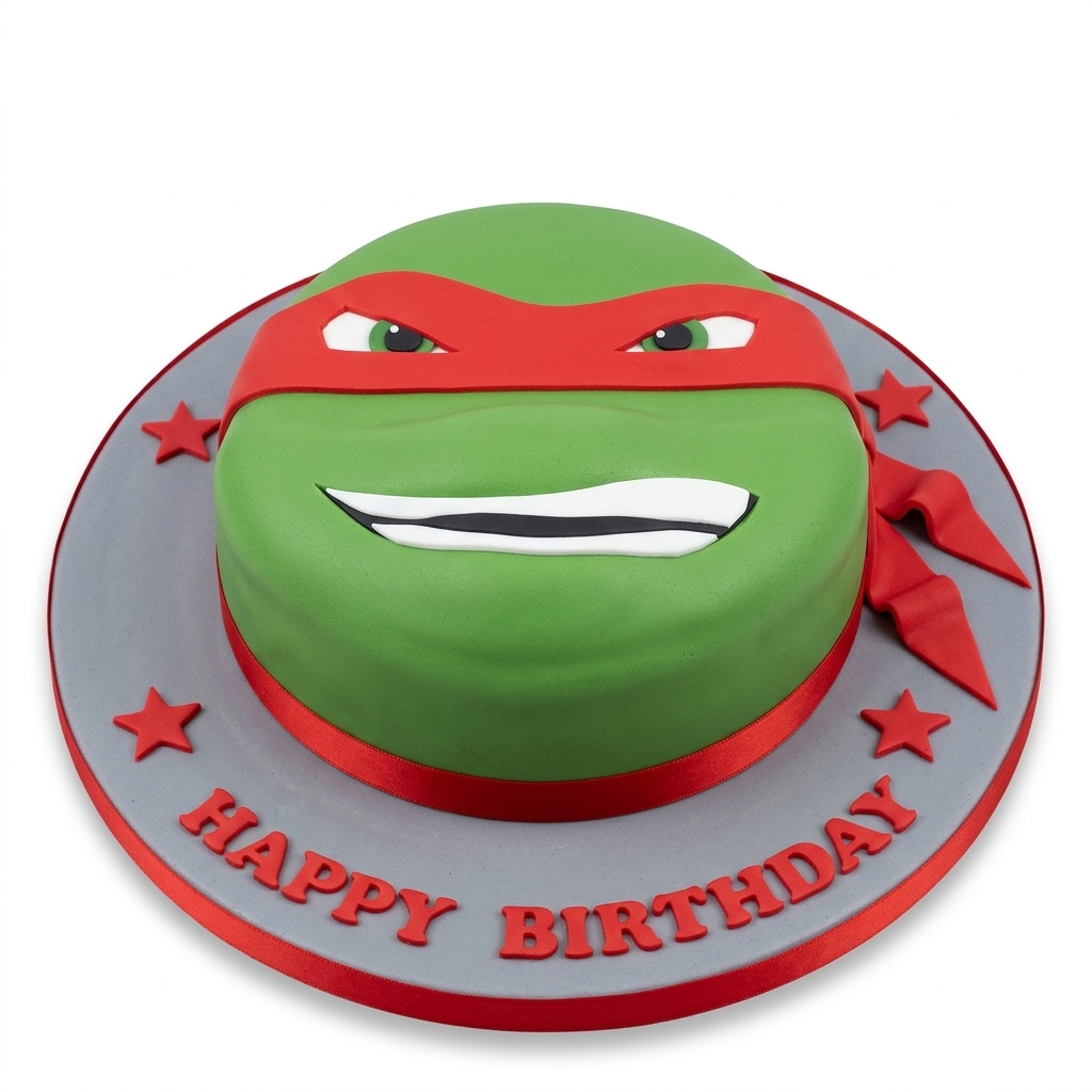 Teenage Mutant Ninja Turtles Birthday Cake