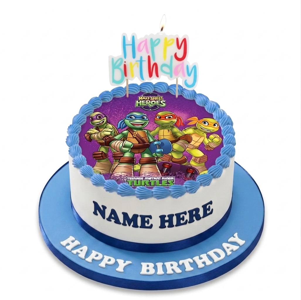 Teenage Mutant Ninja Turtles Birthday Cake