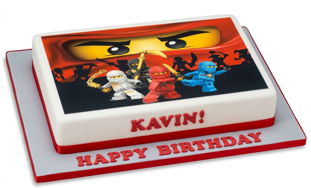 Ninjago Birthday Cake
