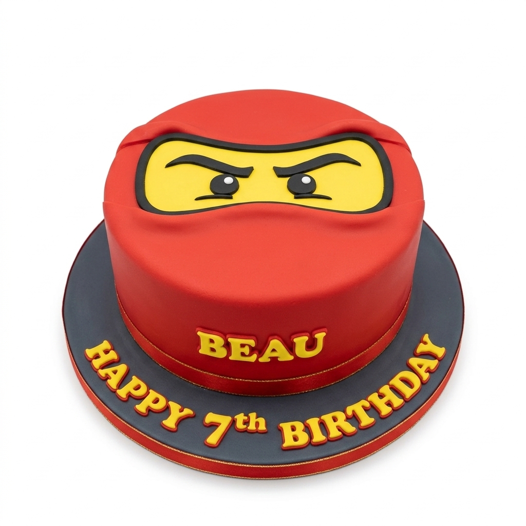 Lego Ninja Birthday Cake
