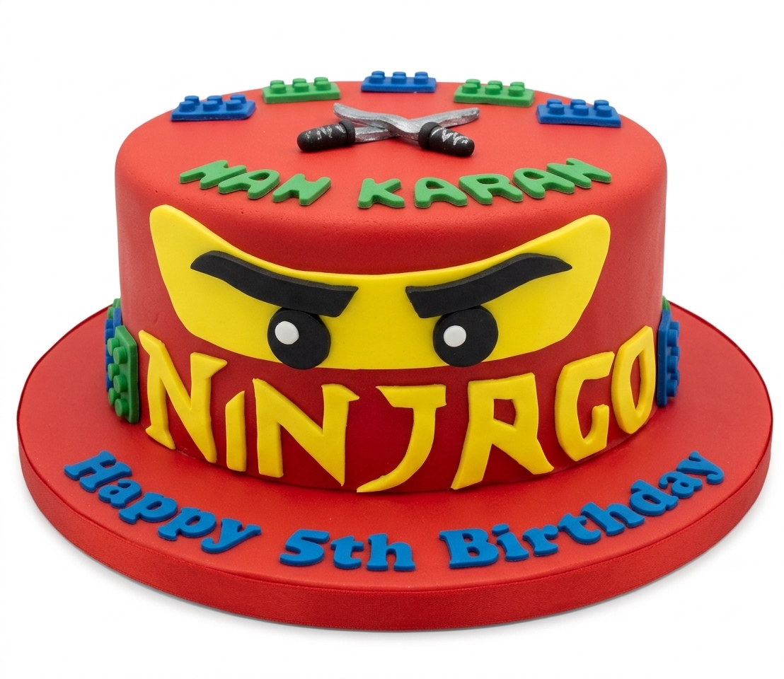 Ninjago Birthday Cake for Kids