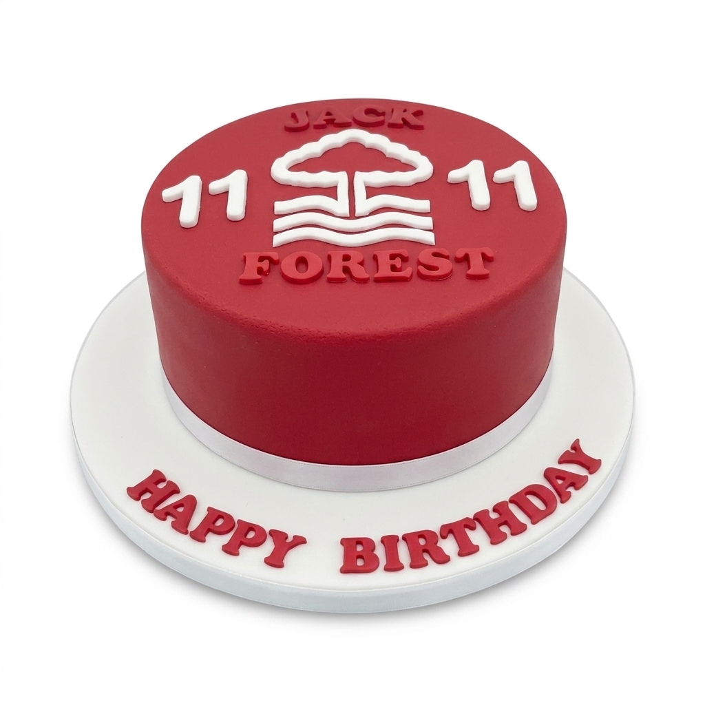 Nottingham Forest Football Birthday Cake