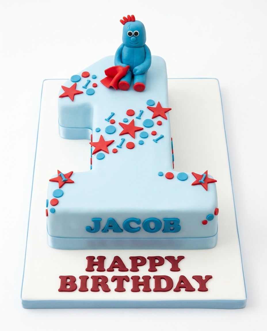 Iggle Piggle 1st Birthday Cake