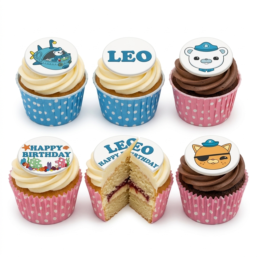 Octonauts Birthday Cupcakes