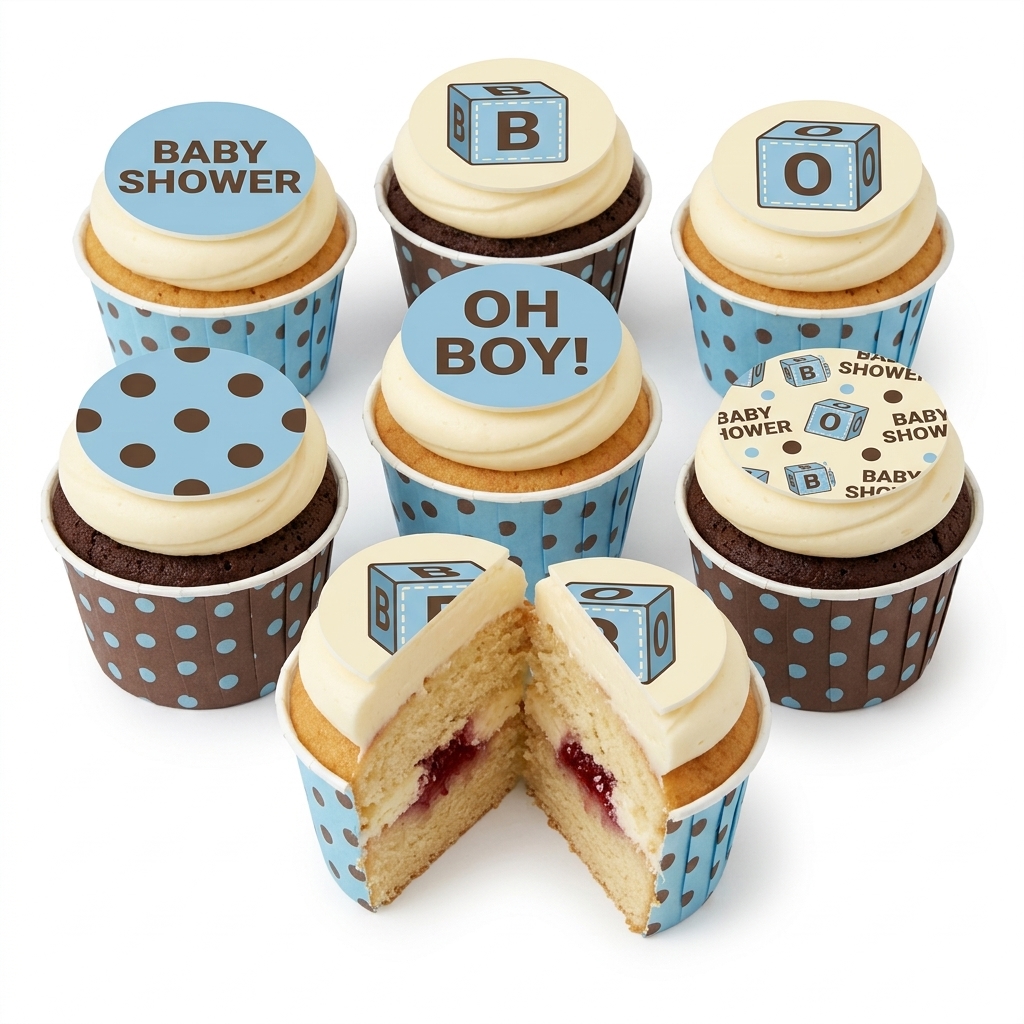 Baby Shower Cupcakes for Boys