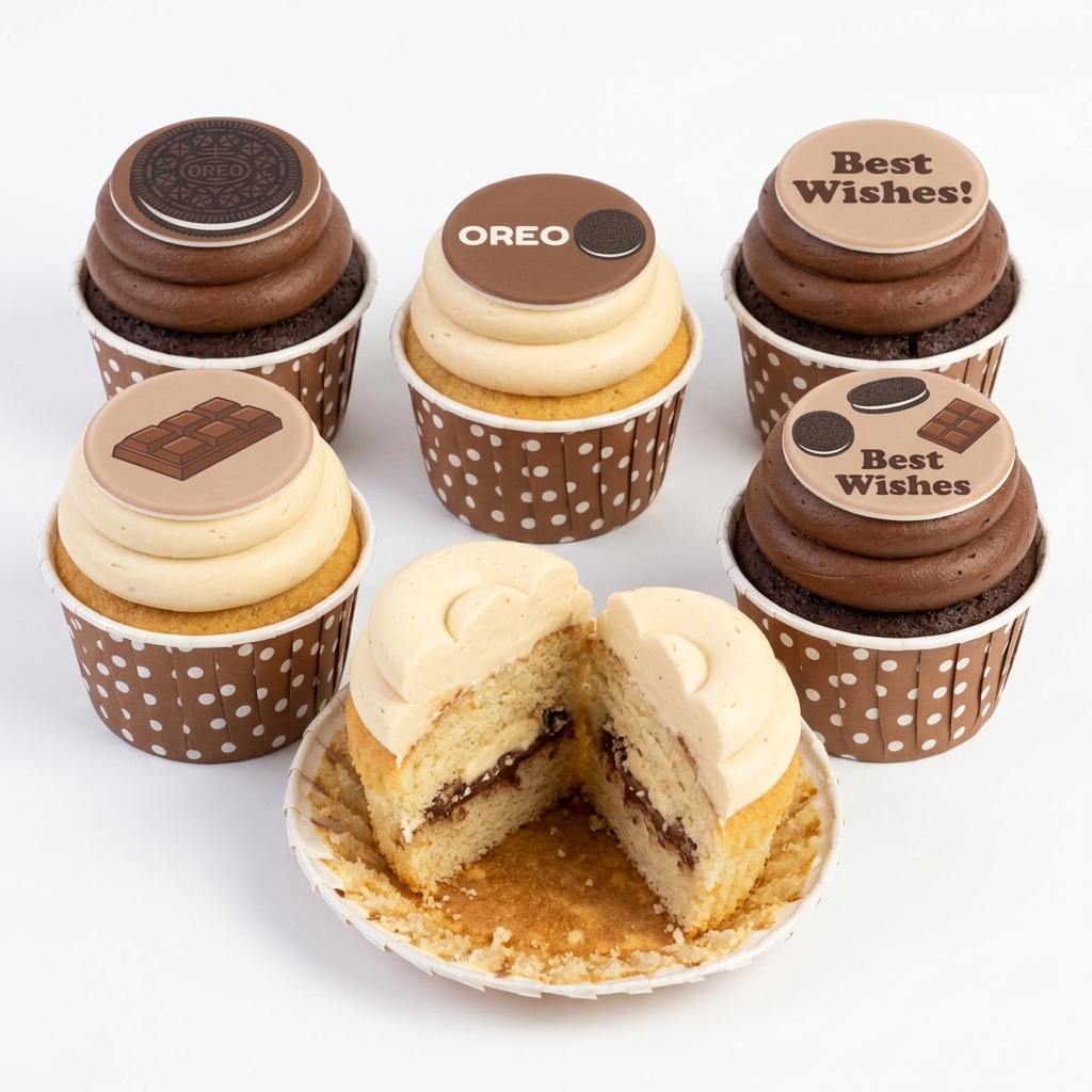 Oreo Celebration Cupcakes