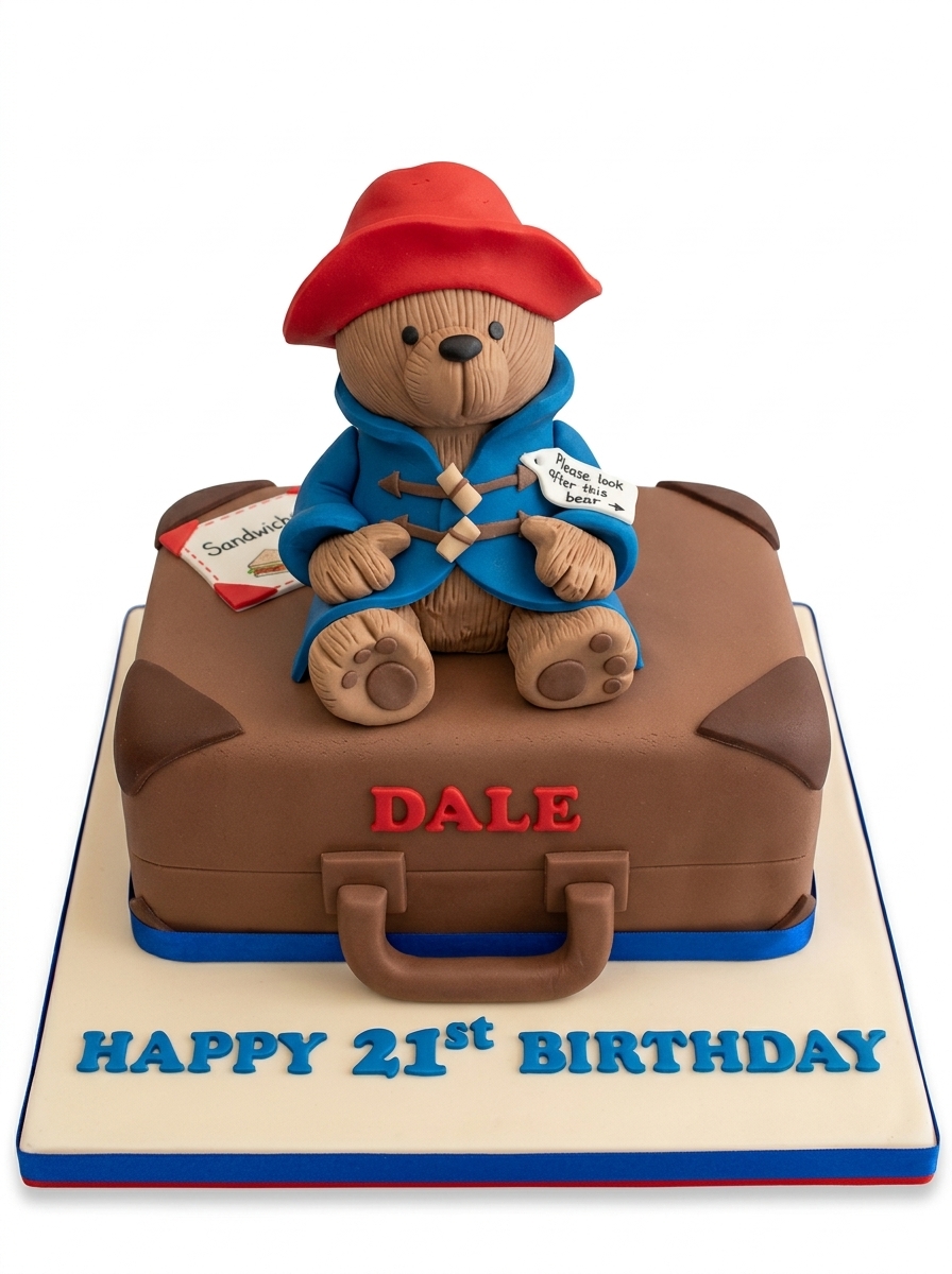 Paddington Bear Adventure Birthday Cake