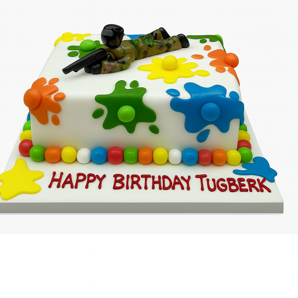 Paintball cake