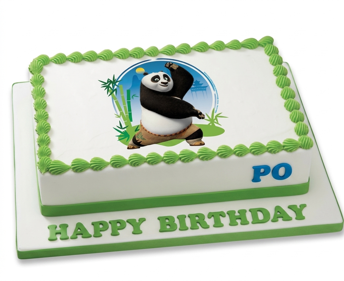 Kung Fu Panda Po Birthday Cake