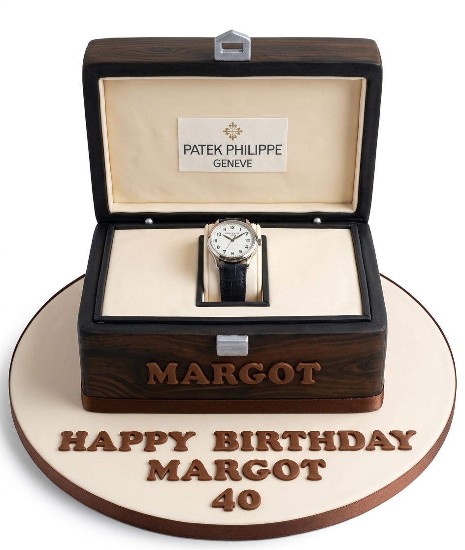 Patek Philippe Watch Box Birthday Cake